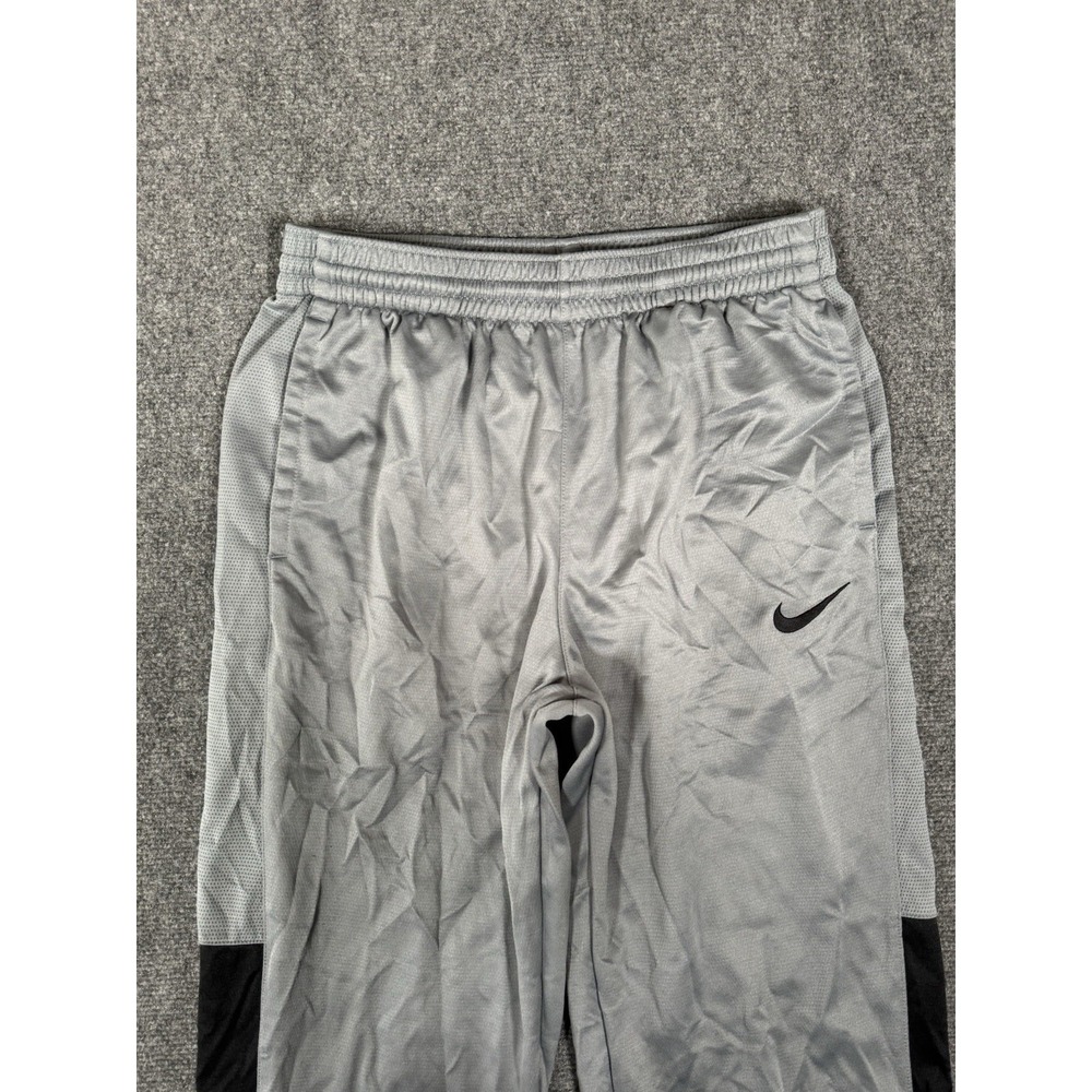 NikePants Mens Medium Gray Dri Fit Basketball Gym Training Sweatpants 30" EUC - Picture 5 of 16